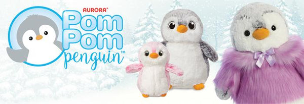 PomPom penguin plush toys | Aurora World GmbH